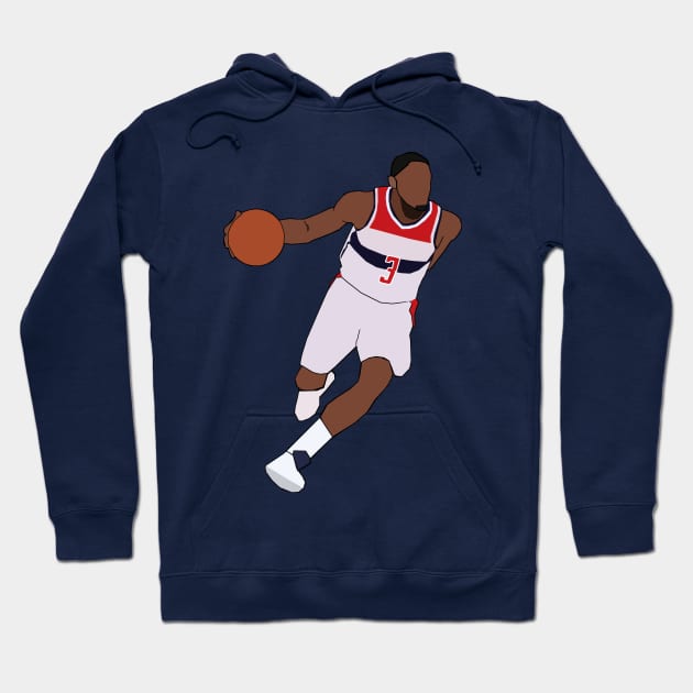 Bradley Beal - Washington Wizards Hoodie by xavierjfong